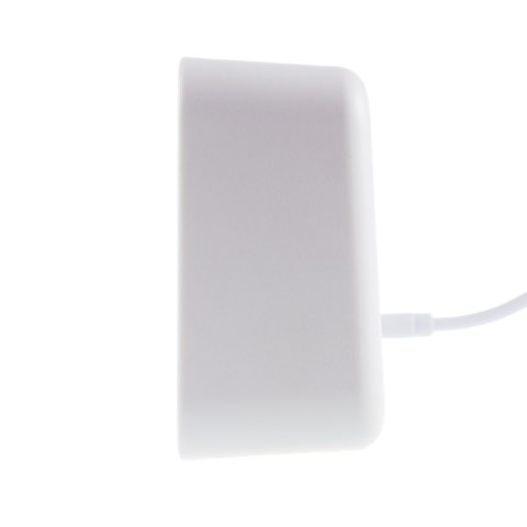 Zegar z alarmem i funkcją termometru, GreenBlue, biała obudowa, GB397