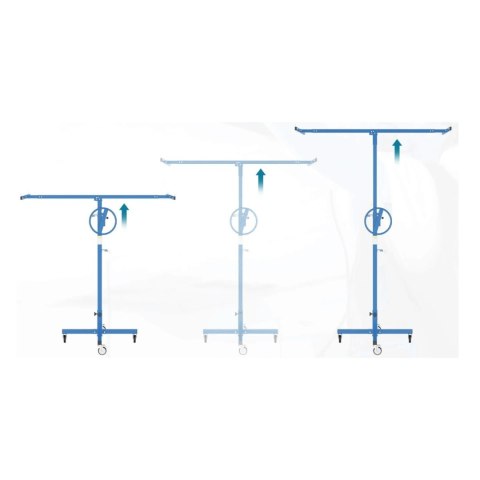 Podnośnik do płyt gipsowych GK do Regipsu OSB Regulowany 170-290 cm do 40kg