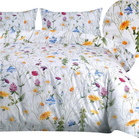 Pościel satyna bawełniana 1554/1/140x200+1posz.70x80 SATYNLOVE