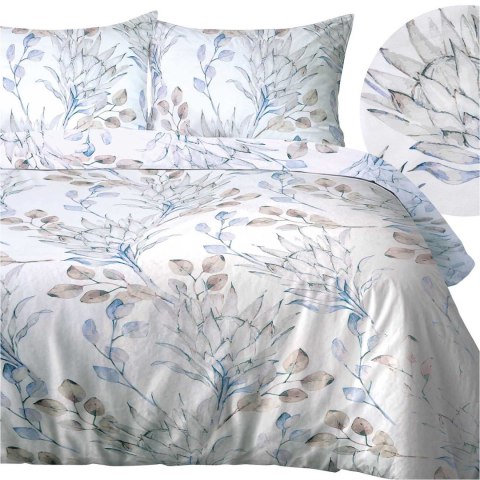 Pościel satyna bawełniana 1555/1/140x200+1posz.70x80 SATYNLOVE