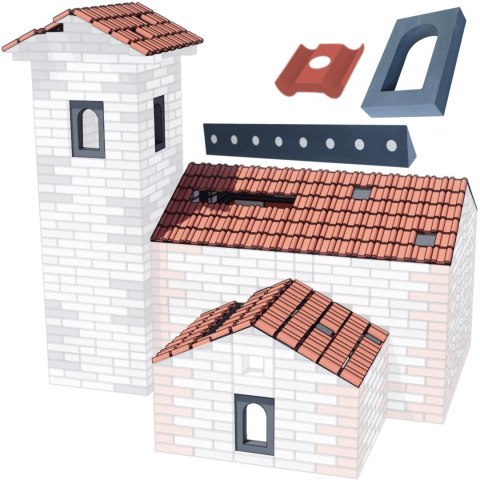 CLASSIC WORLD Mega Klocki Konstrukcyjne z Miękkiej Pianki EVA Zestaw Dach i Okna 38 el.