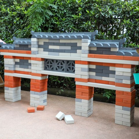 CLASSIC WORLD Mega Klocki Konstrukcyjne z Miękkiej Pianki EVA Zestaw Dach i Okna 38 el.