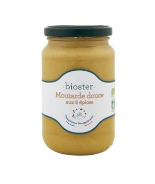 MUSZTARDA Z 6 PRZYPRAWAMI BIO 350 g - BIOSTER