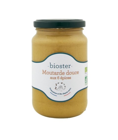 MUSZTARDA Z 6 PRZYPRAWAMI BIO 350 g - BIOSTER