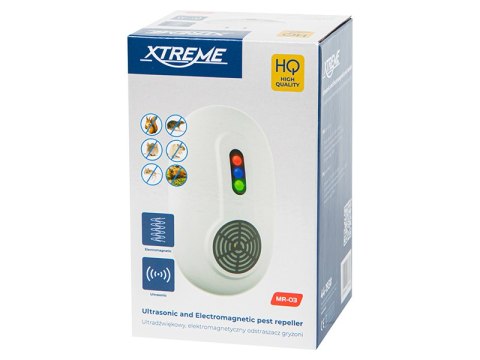 44-193# Odstraszacz gryzoni xtreme mr-03 ultradźwiękowy wtyczkowy 230v