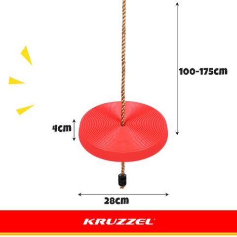 Huśtawka ogrodowa okrągła plastikowa 23554