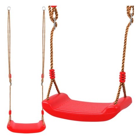 Huśtawka plastikowa - czerwona 23555