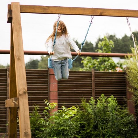 Huśtawka plastikowa - niebieska 25446