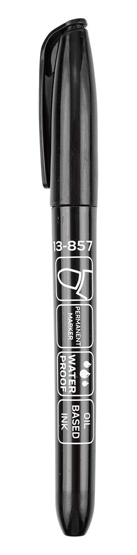 Marker budowlany, 4 kolory, permanentny, wodoodporny, olejowy, 4 szt