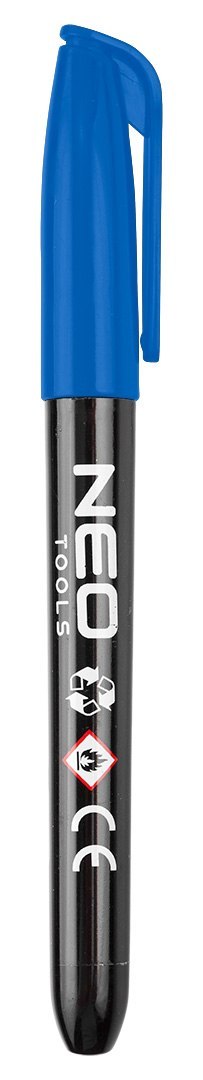 Marker budowlany, 4 kolory, permanentny, wodoodporny, olejowy, 4 szt