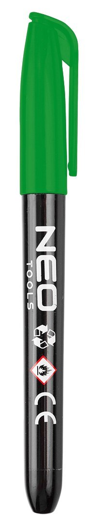 Marker budowlany, 4 kolory, permanentny, wodoodporny, olejowy, 4 szt