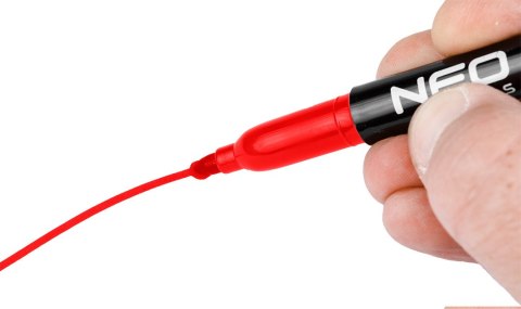 Marker budowlany, 4 kolory, permanentny, wodoodporny, olejowy, 4 szt