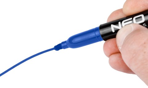 Marker budowlany, 4 kolory, permanentny, wodoodporny, olejowy, 4 szt