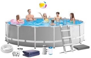 Basen ogrodowy stelażowy Prism Frame 457x122 cm INTEX 26726 NP