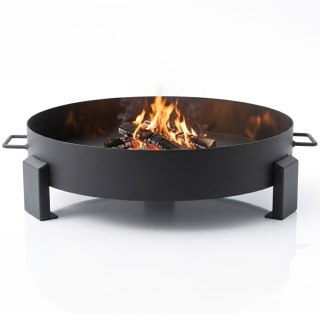 Duże solidne palenisko ogrodowe żeliwne 60cm z uchwytami idealne do ogniska