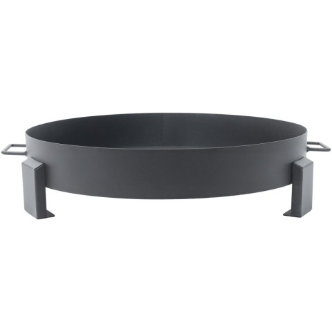 Duże solidne palenisko ogrodowe żeliwne 60cm z uchwytami idealne do ogniska