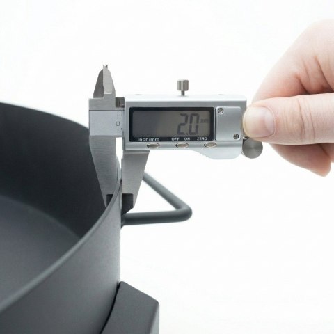 Duże solidne palenisko ogrodowe żeliwne 60cm z uchwytami idealne do ogniska