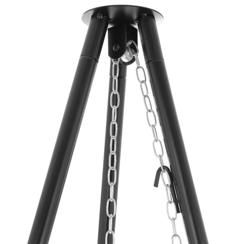 Palenisko trójnóg duży grill ogniskowy ogrodowy wiszący 2w1