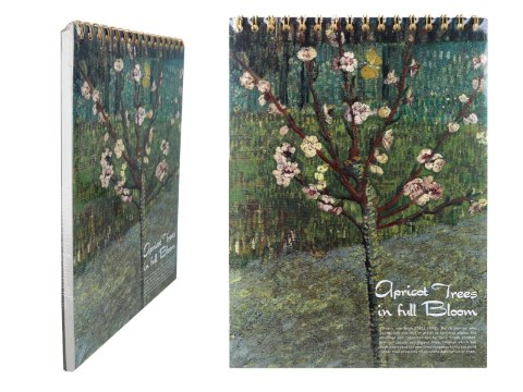 Blok rysunkowy/szkicownik - V. van Gogh, Kwitnąca Morela