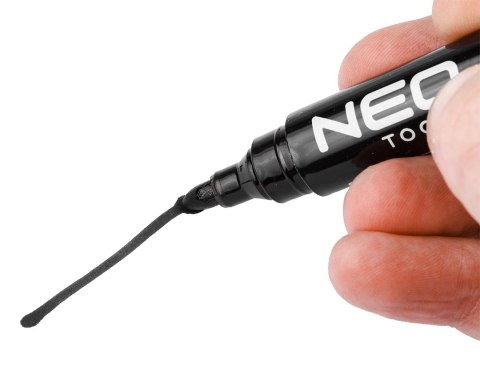 Marker budowlany, czarny, permanentny, wodoodporny, olejowy, wielokrotność 20 szt.