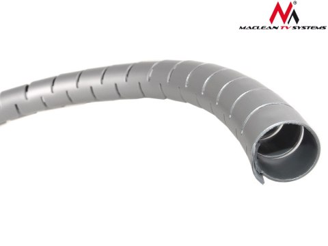 Organizator/maskownica kabli Maclean, 25mm x 2m, szara, MCTV-676 S