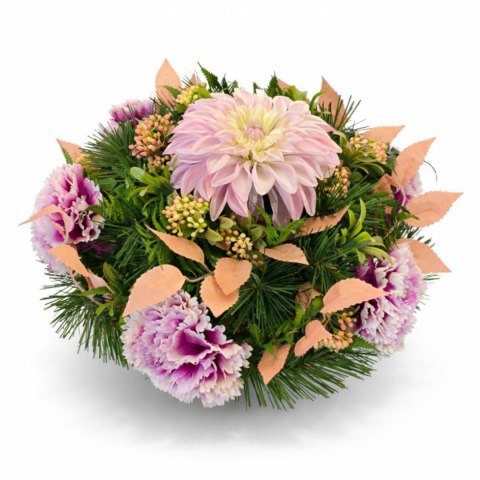 Stroik na cmentarz kompozycja kwiatowa na grób sztuczne kwiaty