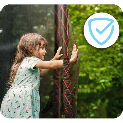 Trampolina ogrodowa 14ft/435cm z siatką zewnętrzną i drabinką Neo-Sport