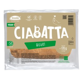 BUŁKI CIABATTA BEZGLUTENOWE (2 szt.) 170 g - INCOLA