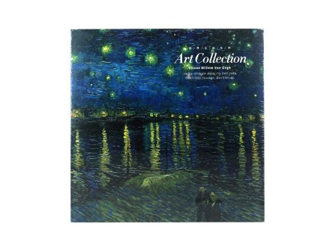 Blok rysunkowy/szkicownik - V. van Gogh, Gwiaździsta Noc nad Rodanem.