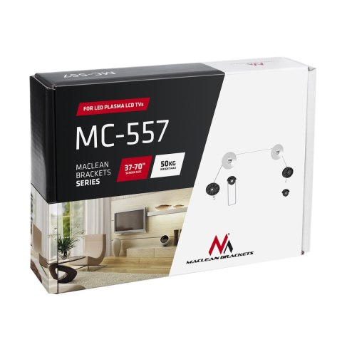 MC-557 25768 Uchwyt wieszak do telewizora LED 32-70 cali