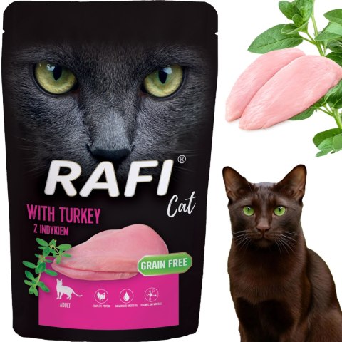 RAFI Karma Mokra Pasztet Dla Kota z Indykiem 100g - 1 szt.