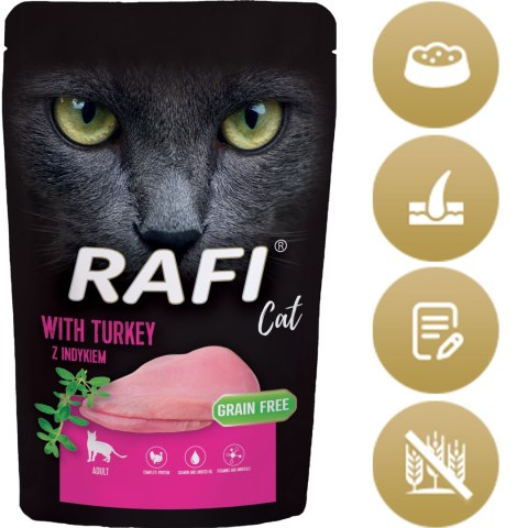 RAFI Karma Mokra Pasztet Dla Kota z Indykiem 100g - 1 szt.