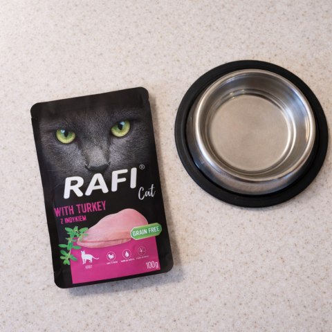 RAFI Karma Mokra Pasztet Dla Kota z Indykiem 100g - 1 szt.
