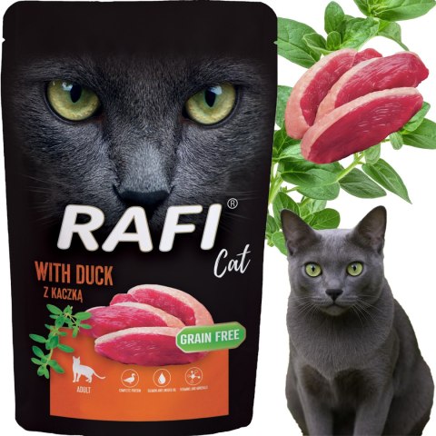 RAFI Karma Mokra Pasztet Dla Kota z Kaczką 100g - 1 szt.