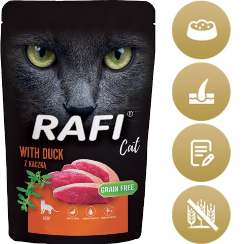 RAFI Karma Mokra Pasztet Dla Kota z Kaczką 100g x 10 szt.