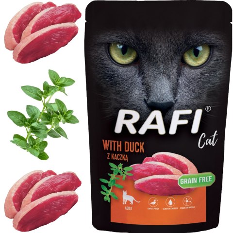 RAFI Karma Mokra Pasztet Dla Kota z Kaczką 100g x 40 szt.