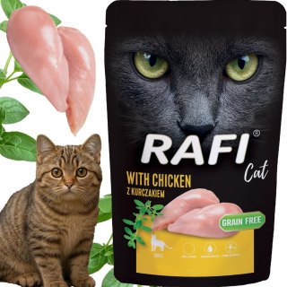 RAFI Karma Mokra Pasztet Dla Kota z Kurczakiem 100g - 1 szt.