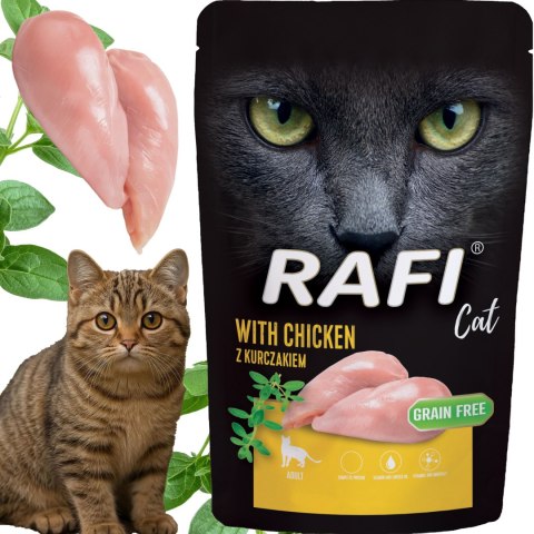 RAFI Karma Mokra Pasztet Dla Kota z Kurczakiem 100g - 1 szt.