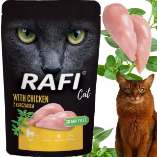 RAFI Karma Mokra Pasztet Dla Kota z Kurczakiem 100g - 1 szt.