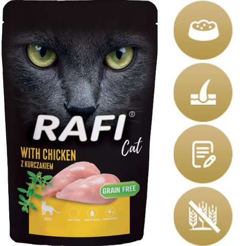 RAFI Karma Mokra Pasztet Dla Kota z Kurczakiem 100g - 1 szt.