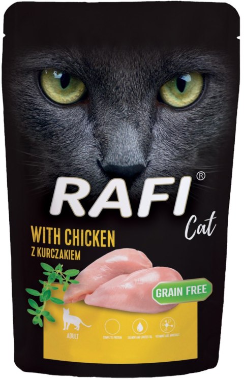 RAFI Karma Mokra Pasztet Dla Kota z Kurczakiem 100g x 10 szt.