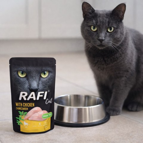 RAFI Karma Mokra Pasztet Dla Kota z Kurczakiem 100g x 40 szt.