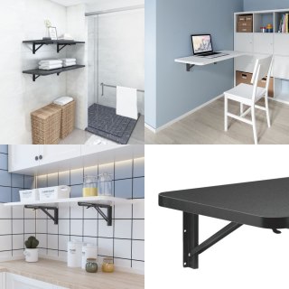 Składany uchwyt półki ściennej Maclean, min 400mm, max 800mm, max 50kg, MC-876