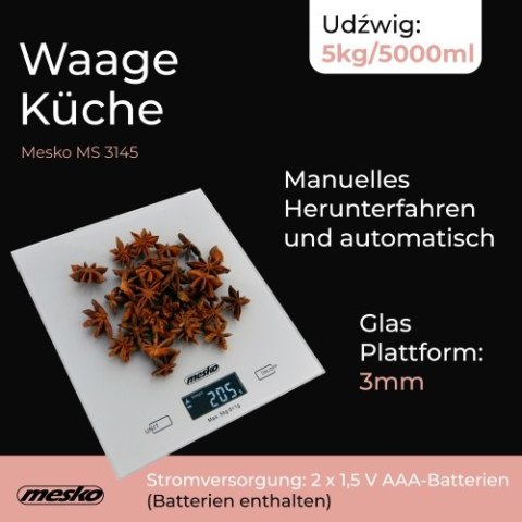 MS 3145 Waga kuchenna