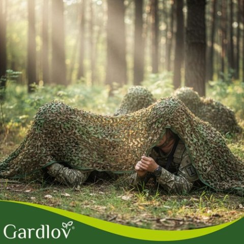 Siatka maskująca 2x5m + 100szt. opasek Gardlov