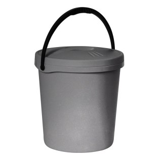 Wiadro z pokrywą 16 L szary