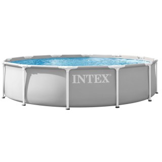 Basen ogrodowy stelażowy Prism Frame 366x76 cm z pompą filtrującą INTEX 26712 ND