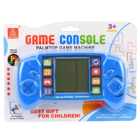 Elektroniczna Gra Konsola Do Gry Tetris Przenośna LCD Niebieska