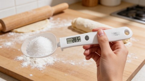 Łyżka z wagą kuchenną 0,3kg , LCD