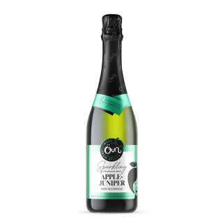 NAPÓJ BEZALKOHOLOWY JABŁKOWO - JAŁOWCOWY MUSUJĄCY BIO 750 ml - ÖUN